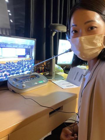 Peggy's中韓口譯/運動翻譯專長 - 體育署運動健康研討會同步口譯