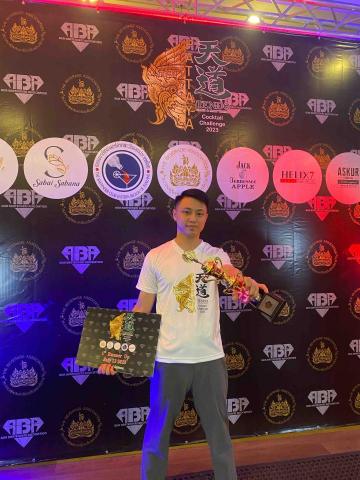 花式調酒師陳武良 - 2023/07 泰國芭達雅花式調酒公開賽 亞軍