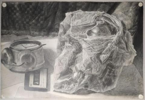 李育任 - 素描《靜物》