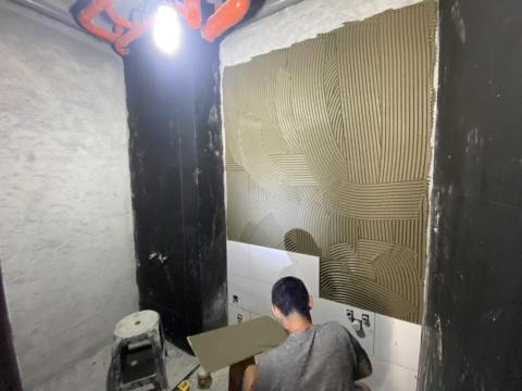 翊琚工程有限公司 - 案場浴廁泥作-壁磚貼飾