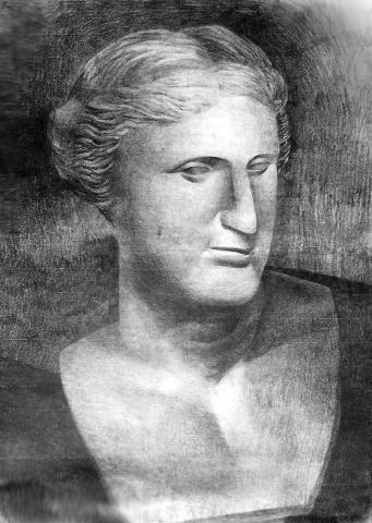 李育任 - 素描《石膏像》