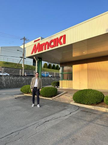 許文哲 - 前往數位噴墨廠商總社參訪(日本長野)