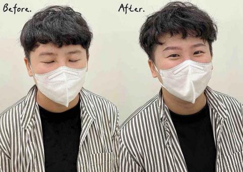 Andy - 手工霧眉 前後照