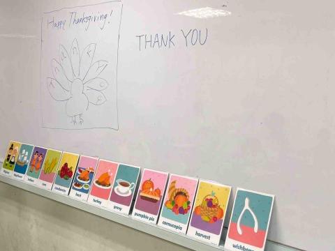 蔡馨樂 - 補習班感恩節活動