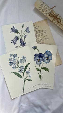 Nina Ho 水彩花卉工作坊 - 