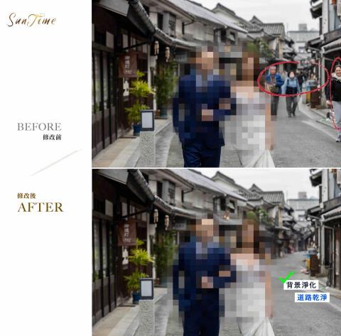 SunTime光時後製 - 婚紗修片+去除背景雜物