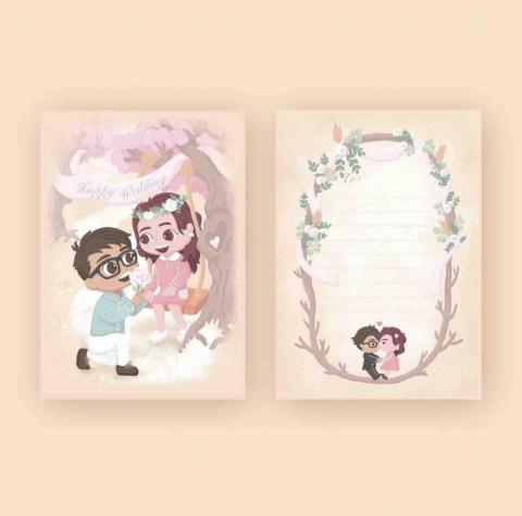 擠柔 - 喜帖設計