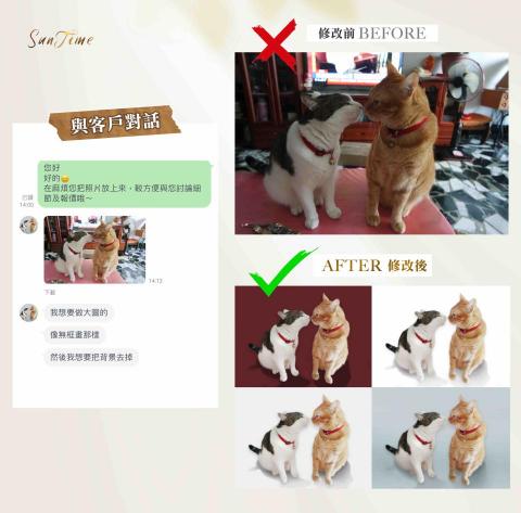 SunTime光時後製 - 合成、去背、調色..等需求
任何影像皆可討論製作！