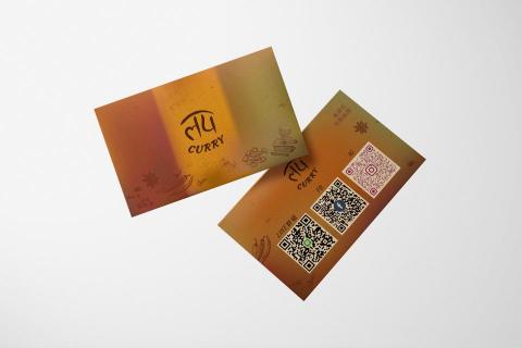 Thought design - LAYA CURRY咖哩醬名片 Thought design - LAYA CURRY咖哩醬名片