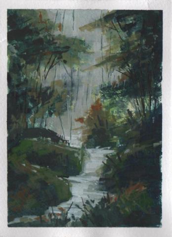 喻晴 - 不透明水彩