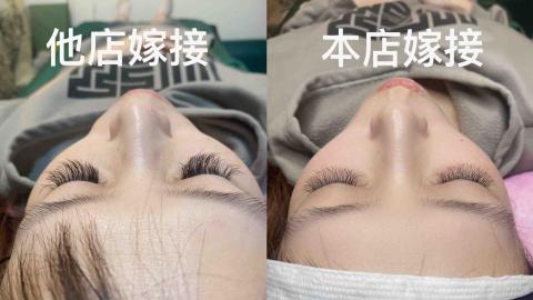 Relax Beauty studio - 右圖》為本店嫁接 400P,輕盈無感 美睫嫁接。 Relax Beauty studio - 右圖》為本店嫁接 400P,輕盈無感 美睫嫁接。