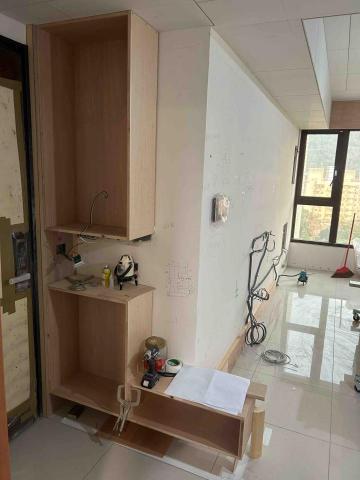 衫緣室內裝修 - 電視牆面施工前