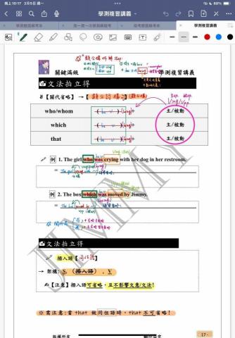 胡峻銘 - 關待省略-類分詞構句用法 