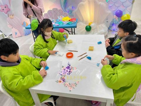 夏蕊童夢工坊 - 2024人魚潛水活動搭配手作教學