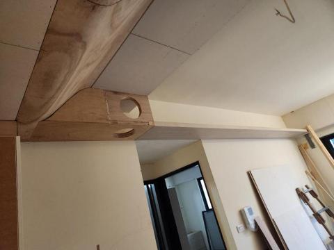 黃嘉文 - 弧形梁與貓洞層板施工