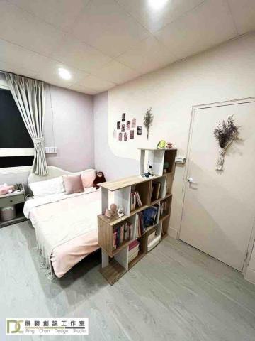 屏騁創設工作室 - 四坪房變身奶油瑰蜜風