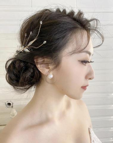 凱莉梳化 - 低盤髮髻