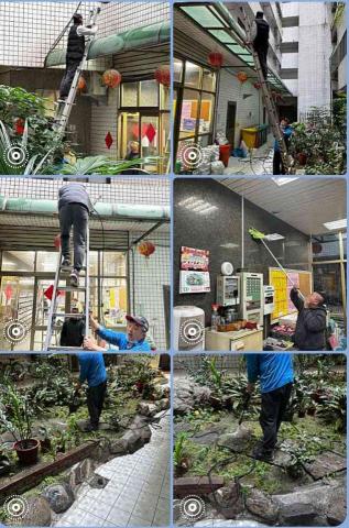 居宅通修繕工程（丘川工程行） - 北屯芳鄰大樓中庭清潔