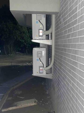 信全冷氣行 - 山上消防局新裝冷氣室外機