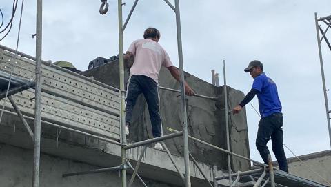 永軍工程行 - 外部工程打粗底