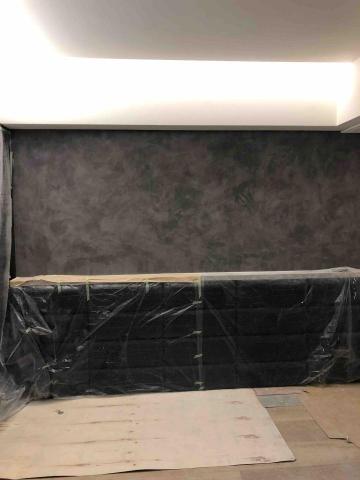 結城油漆工程行 - 司曼特（灰）背景牆