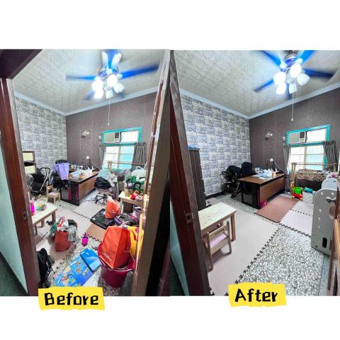 高雄整理師-韋慈 - 客戶工作室改造小孩可以玩玩具的空間