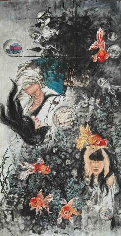 鄭宸淇 - 水墨創作作品