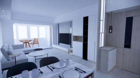 淡泊室內裝修有限公司 - 新莊洪宅-翻新設計2