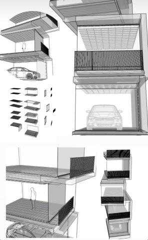 鄭楷霖 - 學生設計課 協助3D製作 概念單元圖