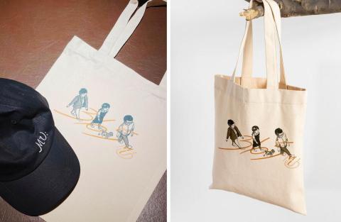 Aliya Tsai - 品牌托特包 / 鴨舌帽 - 商品周邊設計