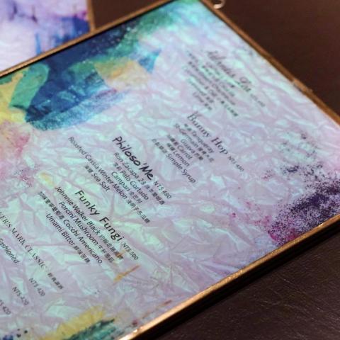 Aliya Tsai - Mu: Restaurant & Bar 餐飲品牌 - 菜單設計