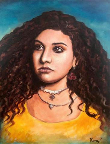 Rangi 洛金 - 肖像畫作Aliya