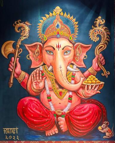 Rangi 洛金 - 壁畫
Ganesh