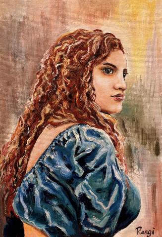 Rangi 洛金 - 肖像畫作Abi