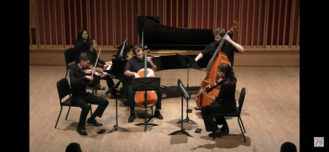 鄭宜芬 - 赴美實習期間舉行室內樂演出