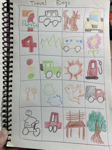 曾聿若 - 和寶貝一起玩旅行賓果DIY