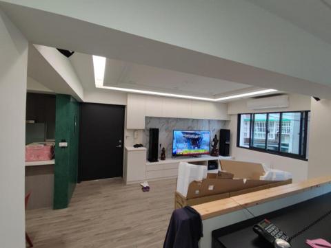 富景室內裝修 - 造型天花板及電視牆