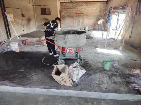 京堡工程行 - 廠房整地粉光