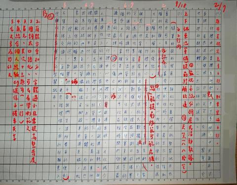 蔡欣潔 - 國寫練習與批改