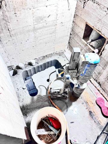 鴻旺安卡工程有限公司 - 空間受限無法切割使用連續排孔工法（前）