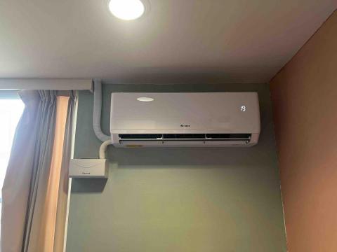 威衍冷氣行 - 格力空調 室內明管施工 排水泵