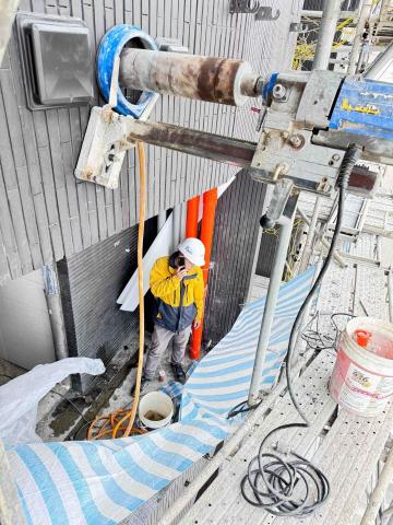 鴻旺安卡工程有限公司 - 一般外牆鑽孔