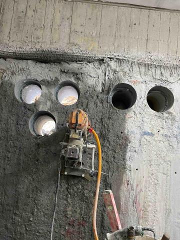 鴻旺安卡工程有限公司 - 連續壁鑽孔+防水工程（前）