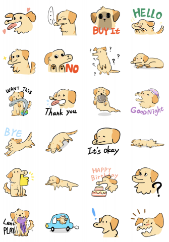 尾巴搖搖設計工作室 - 【貼圖設計】寵物貼圖設計-2