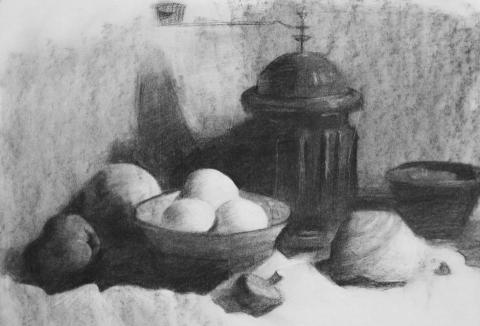 練柏宏 - 靜物素描 練柏宏 - 靜物素描