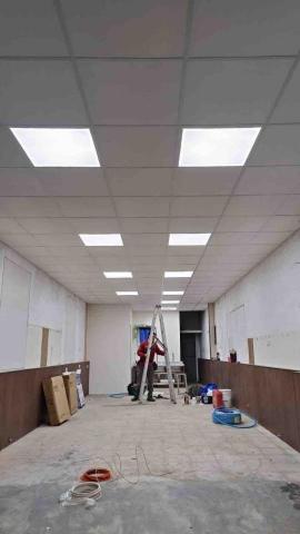 祥承工程有限公司 - 店面輕鋼架天花板及平板燈安裝