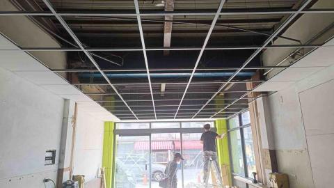祥承工程有限公司 - 店面輕鋼架天花板