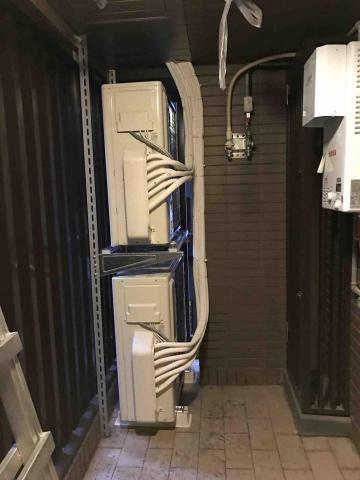 億尊冷氣工程行 - 室外機明管施工