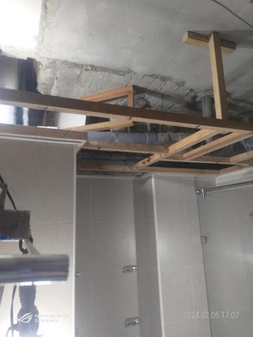 宇叡防水技術士-阿暉 - 浴室天花板拆除以利管道間排水零件更換施工