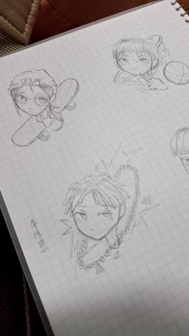 余梓 - 手繪班上同學